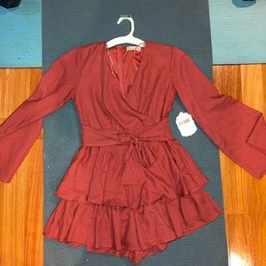 Julianna Romper (Brick)
